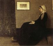 James Abbott McNeil Whistler Arrangement in Gray and Black: Portrait of the Artist's Mother china oil painting reproduction